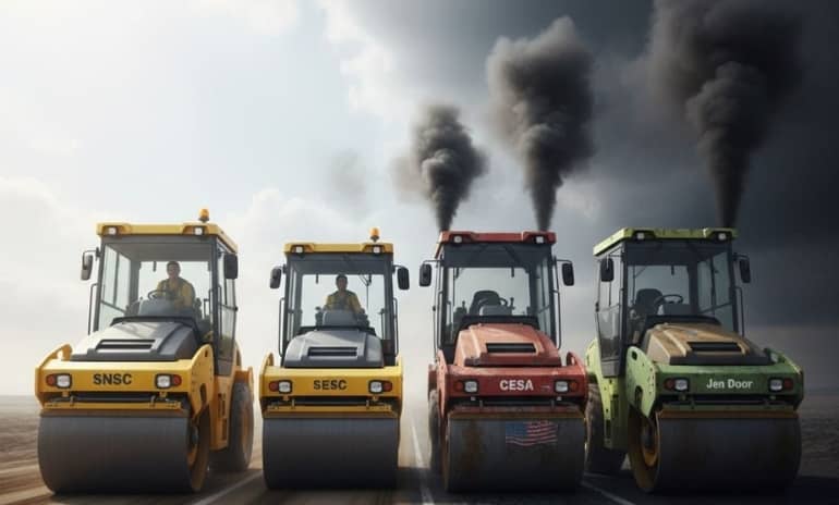 Inversión en un Rodillo Compactador