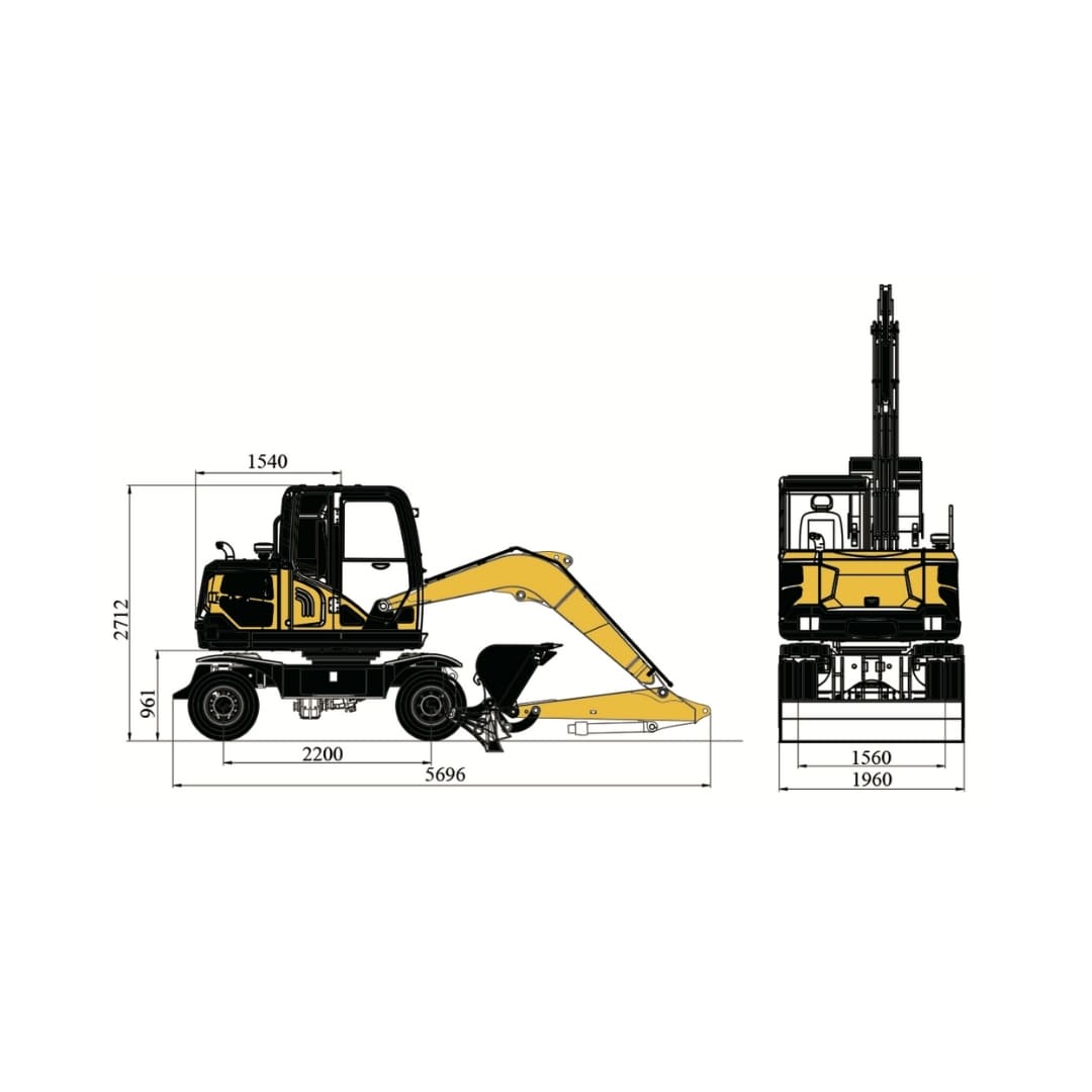 Excavadora SNSC JH9065 - Image 3