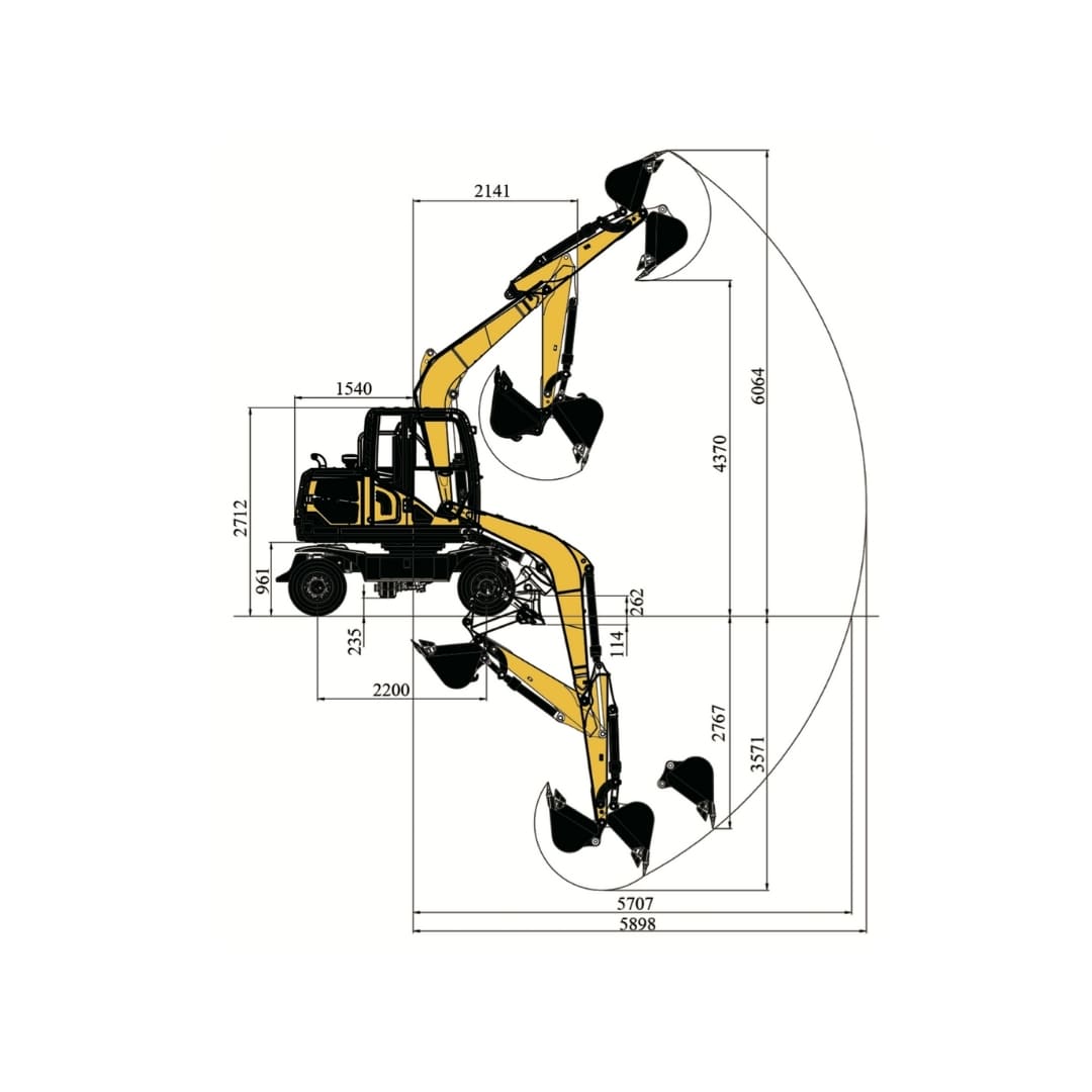 Excavadora SNSC JH9065 - Image 2