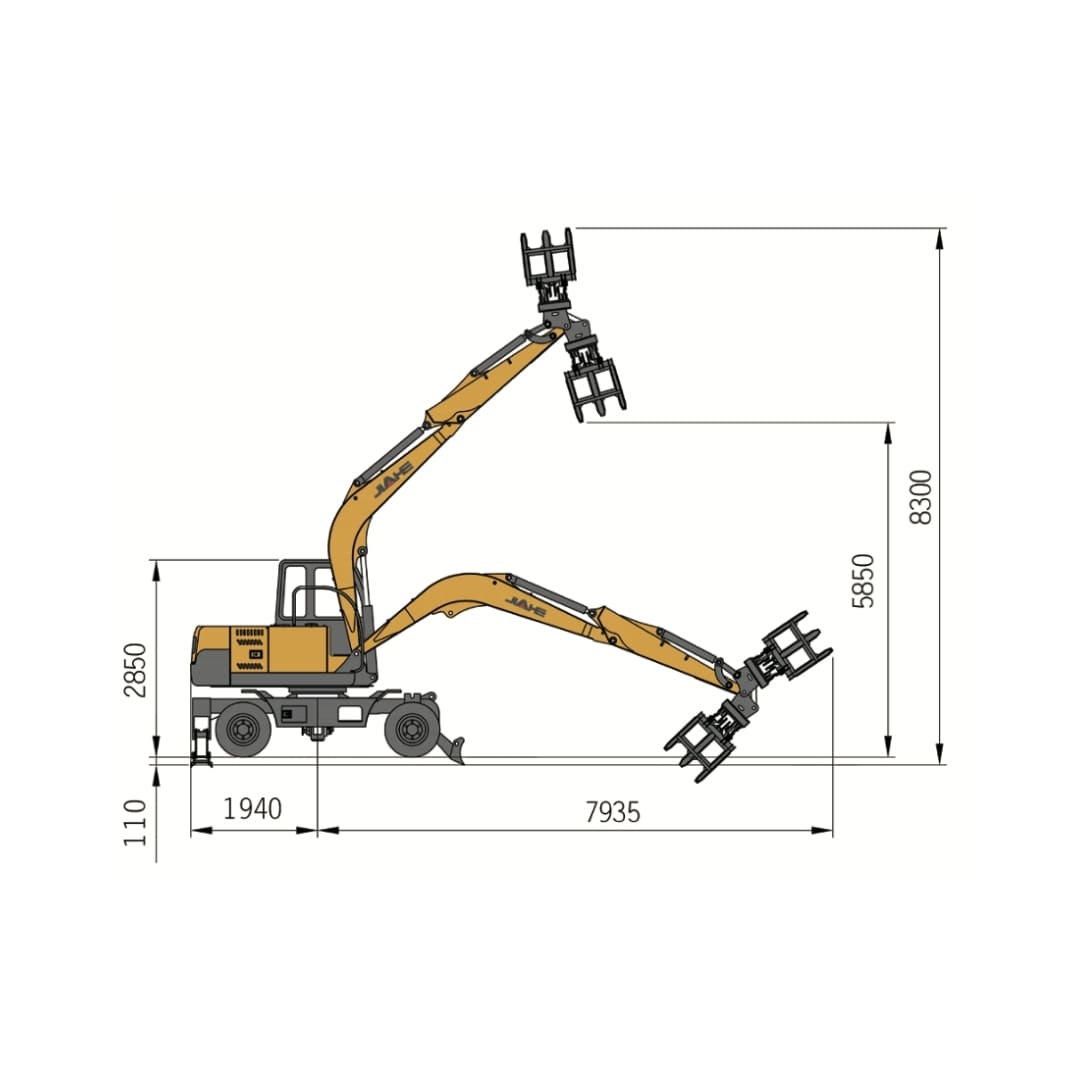 Excavadora SNSC JH9105 - Image 3