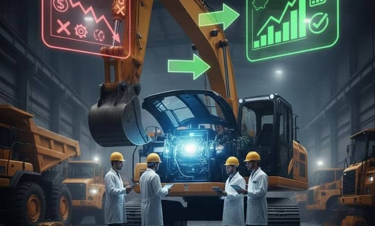 Mantenimiento Preventivo vs. Correctivo: Guía de Costo-Beneficio para Maquinaria Pesada