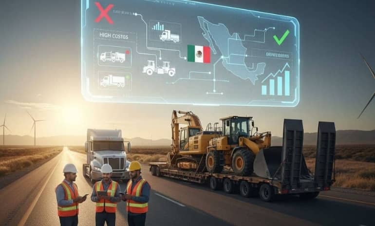 Cómo Reducir el Costo Logístico de Movilizar tu Maquinaria entre Estados en México