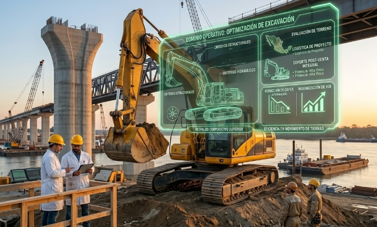 Dominio Operativo: Maquinaria para Excavación Industrial